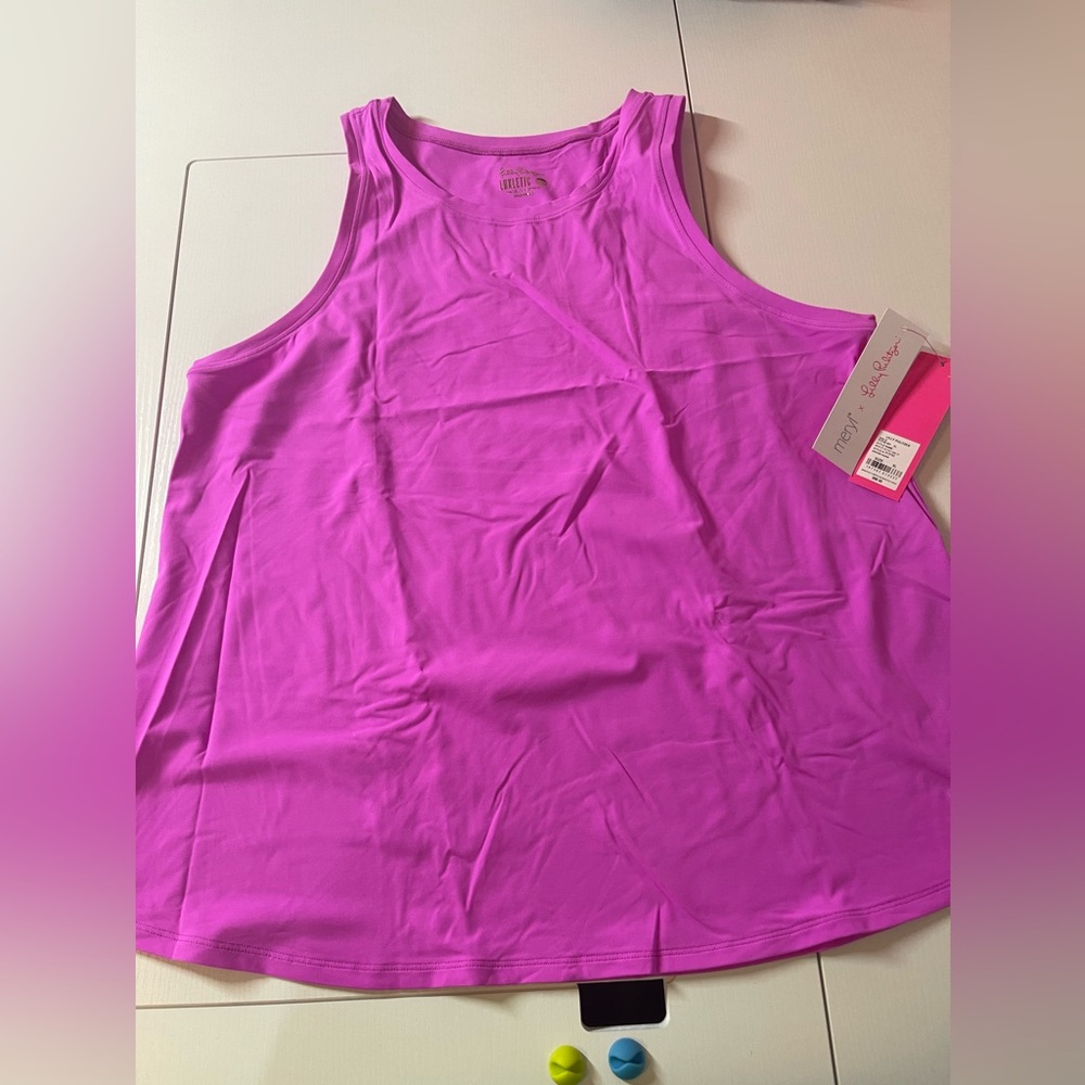 NWT Lilly Pulitzer Westley Active Tank in Orchid Oasis